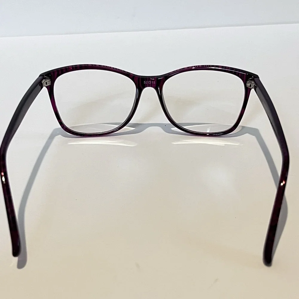 Eyeglasses Frame‎ WP8101 PU Women's Purple Plastic Full Rim Square 52-15-135